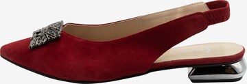 faina Slingback pumps i röd: framsida