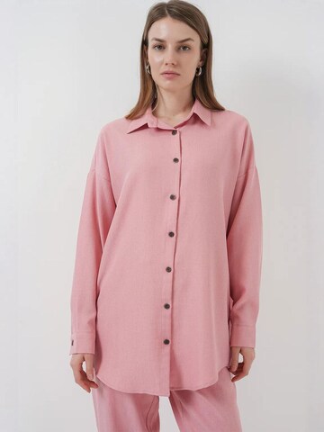 Bigdart - Calças de fato em rosa