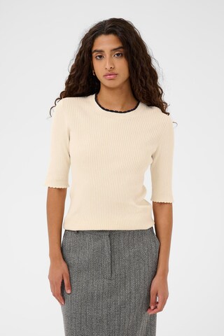SOAKED IN LUXURY Pullover 'SLLysandra' in Beige: Vorderseite