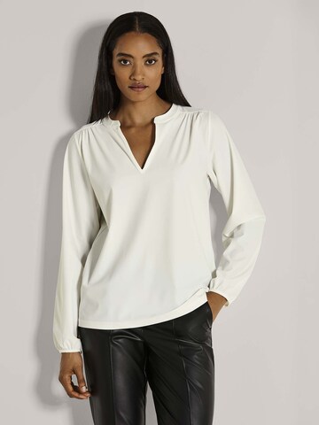 Chemisier MADELEINE en blanc : devant