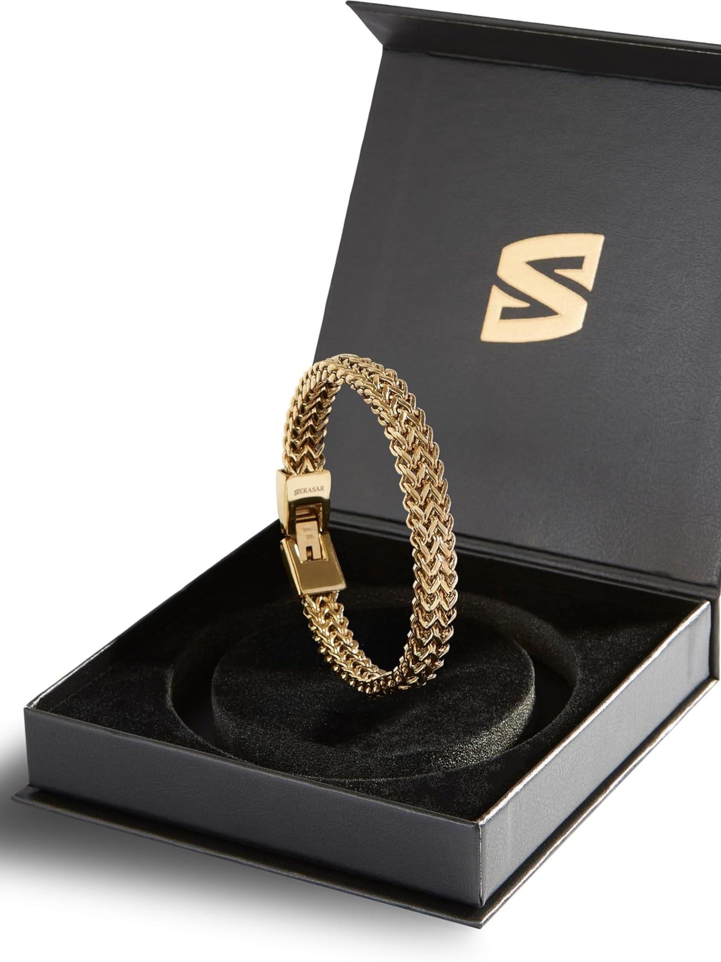 Bracelet 'Edelstahlarmband "Franco"' SERASAR en or