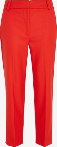 Pantalon à plis TOMMY HILFIGER en orange : devant