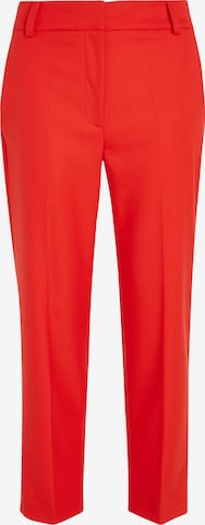 Coupe slim Pantalon à plis TOMMY HILFIGER en orange : devant