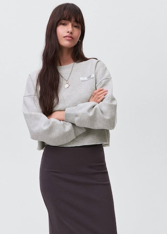 MANGO TEEN Sweatshirt 'Race' in Grau
