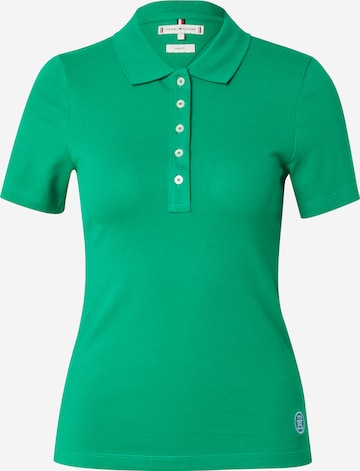 TOMMY HILFIGER Μπλουζάκι σε πράσινο: μπροστά
