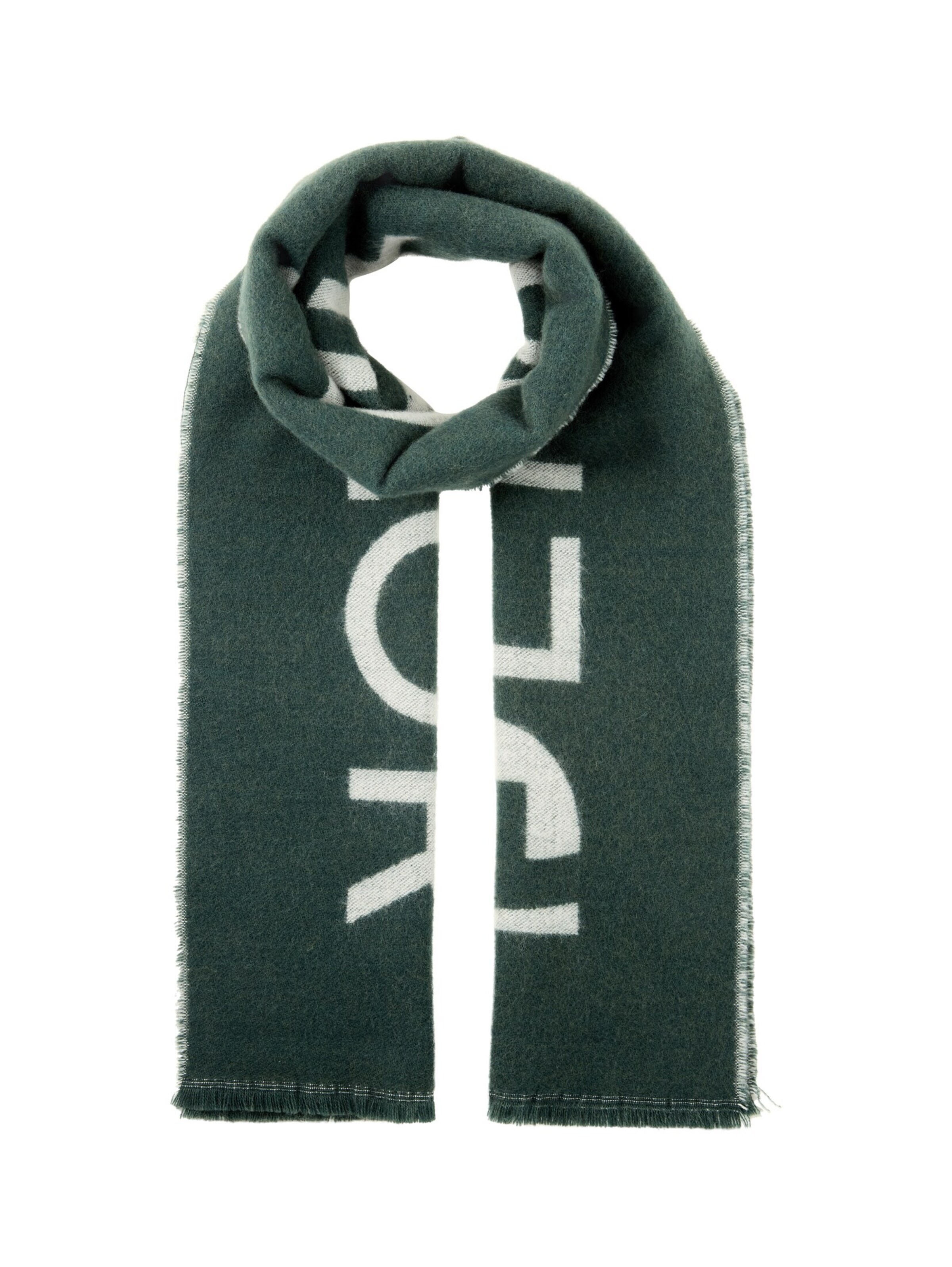 TOM TAILOR DENIM Schal in Grün: Vorderseite