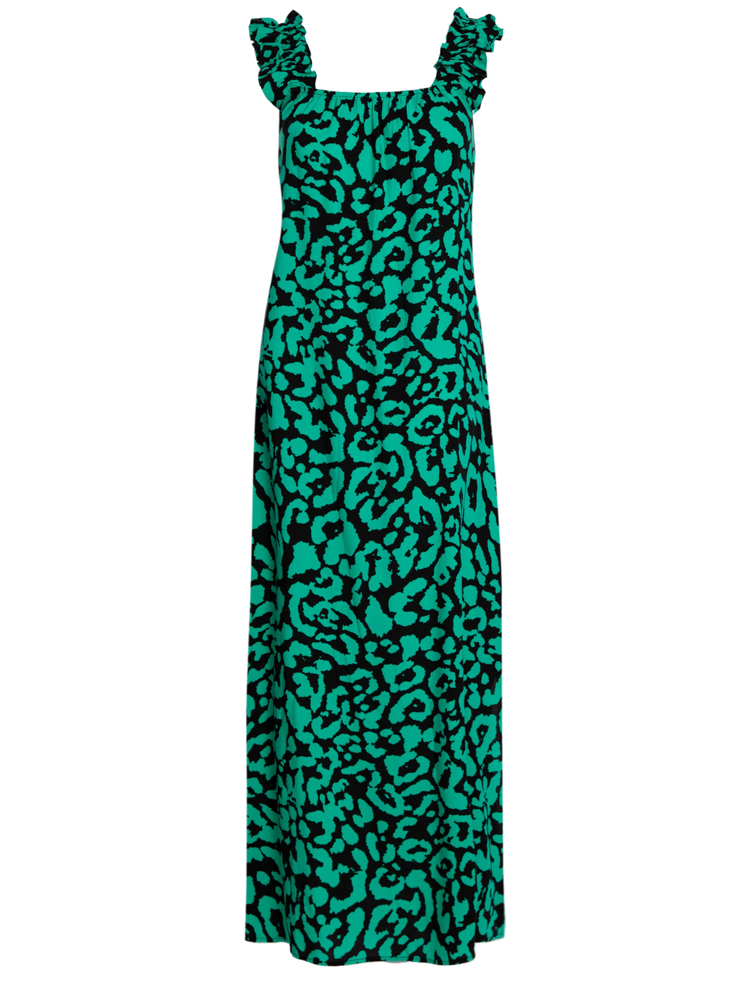 Threadbare Sommerkleid in grasgrün / schwarz, Produktansicht