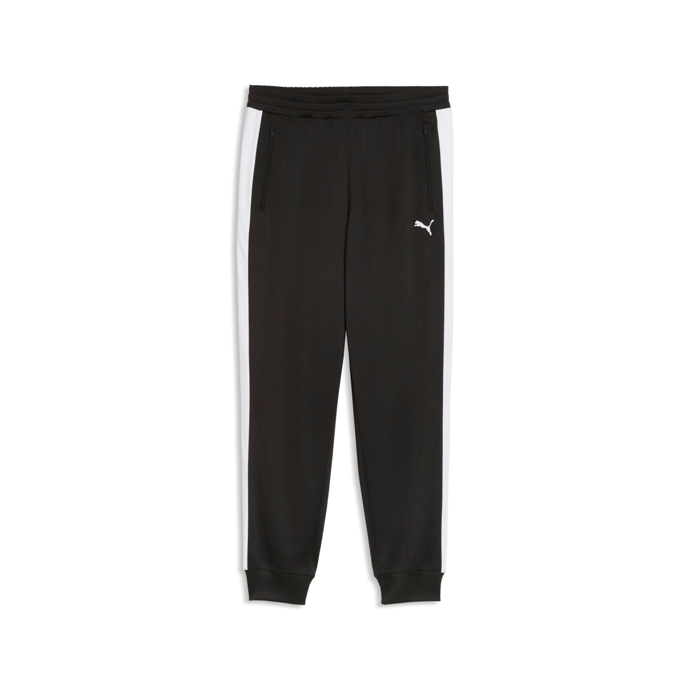 PUMA Tapered Workout Pants 'ESS T7' in Black: front