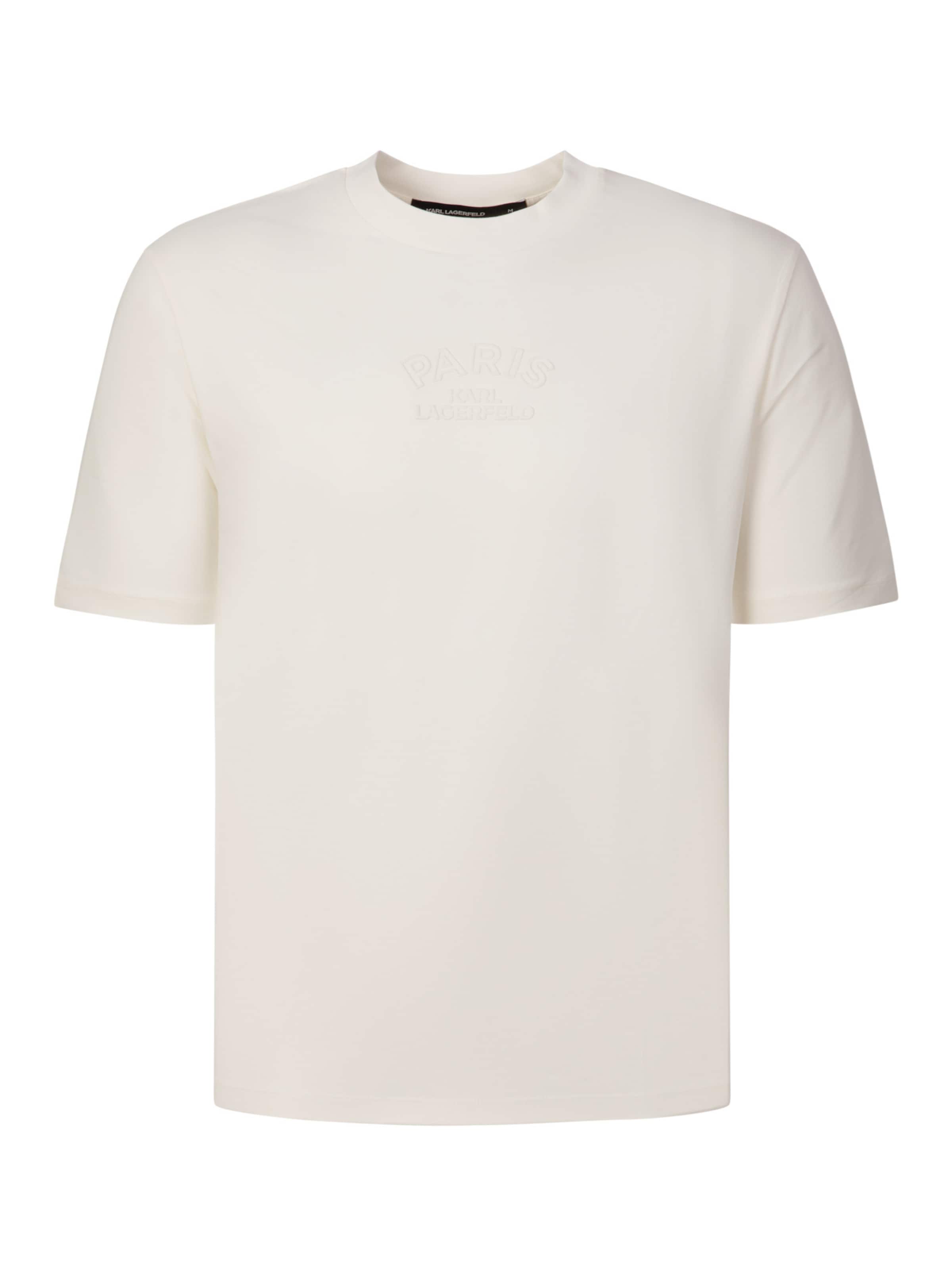 Karl Lagerfeld - Camiseta en blanco: frente