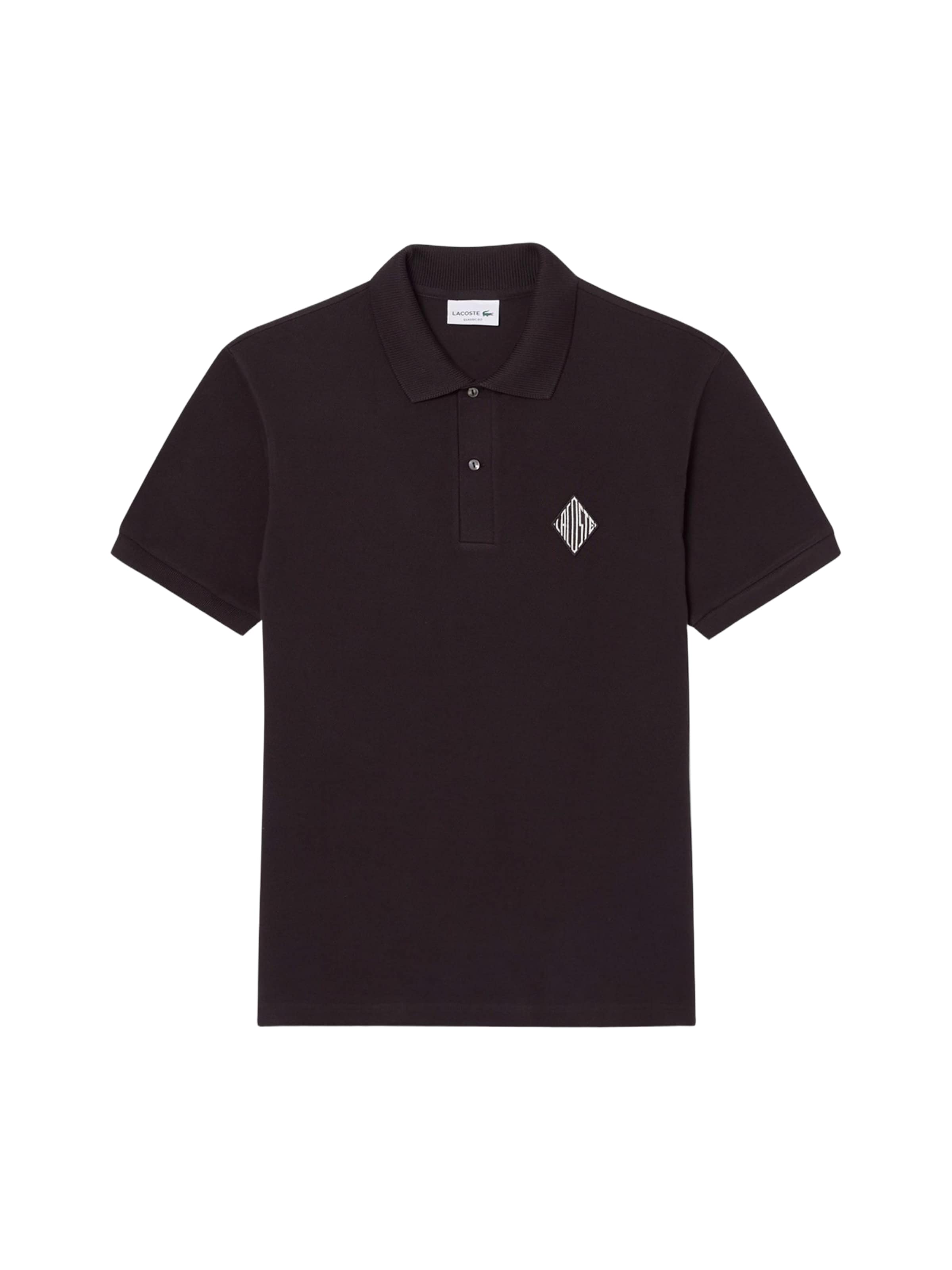 LACOSTE - Camisa em castanho: frente