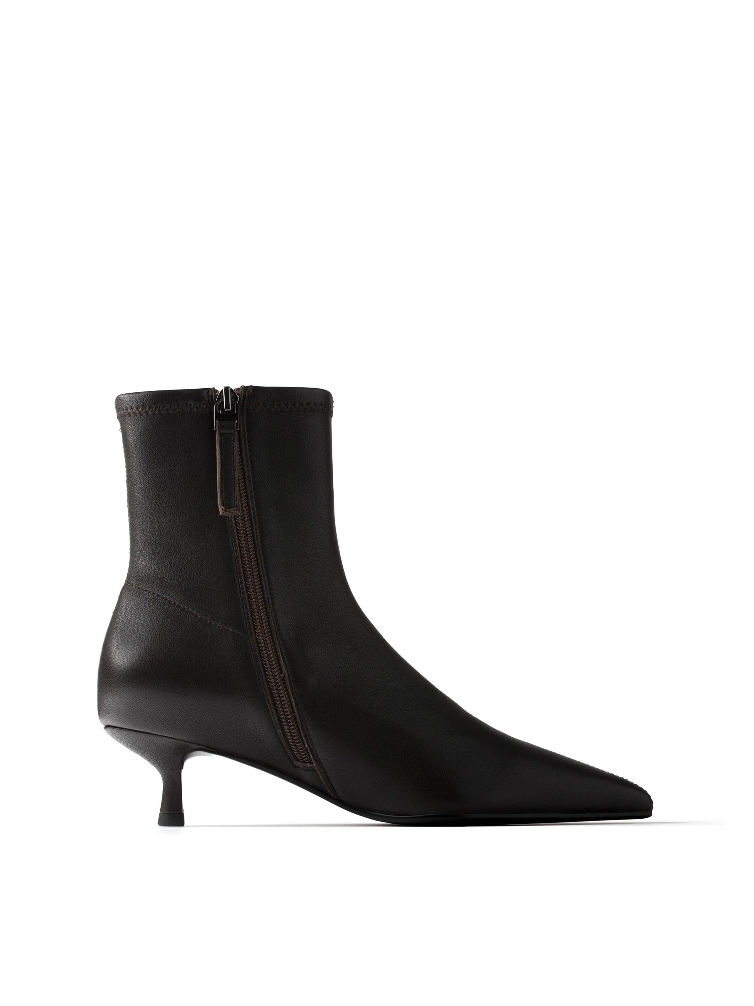 Cizme glezne 'RAW POWER SOUND' de la L37 HANDMADE SHOES pe maro