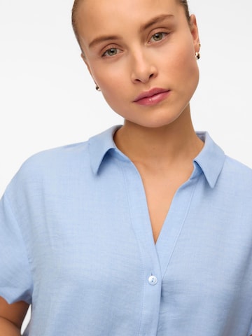 Chemisier 'VMMelaney' VERO MODA en bleu