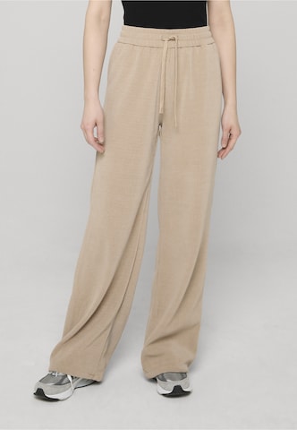 Estelou Wide Leg Hose in Braun: Vorderseite