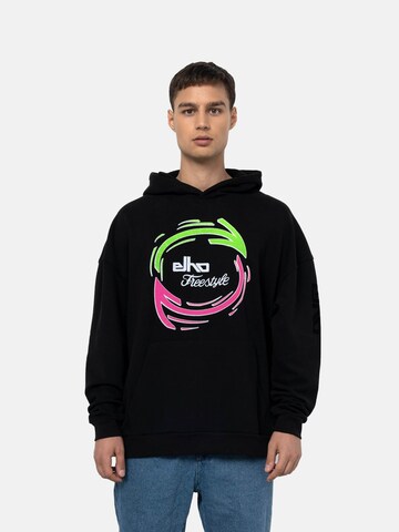 elho Sweatshirt 'Luzern 89' in Schwarz: Vorderseite