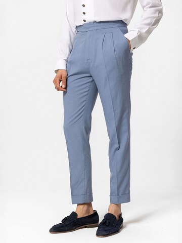 Antioch Loose fit Trousers with creases 'Mauro' in Blue
