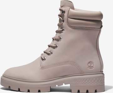 TIMBERLAND Lace-Up Ankle Boots 'Valley' in Grey: front