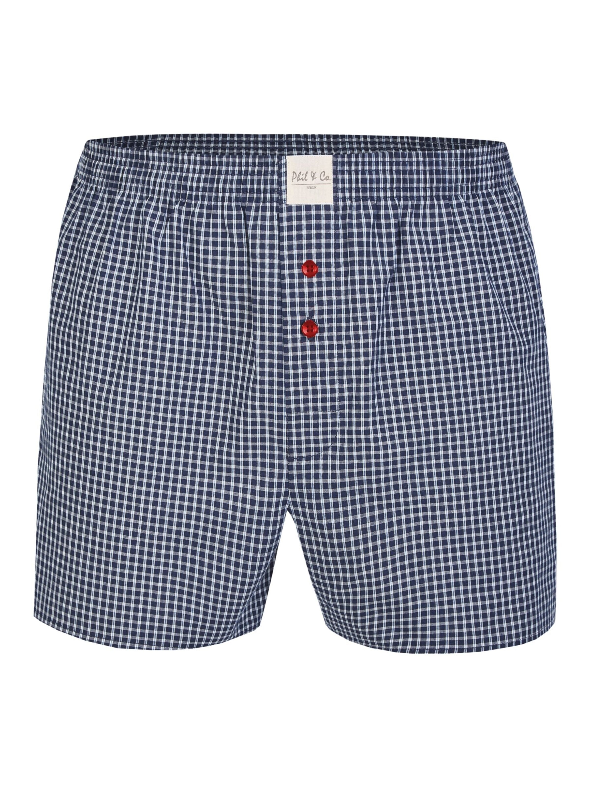 Phil & Co. Berlin Boxershorts '4 Phil & Co. Berlin Webboxer Men's American Boxer Shorts' in Gemengde kleuren