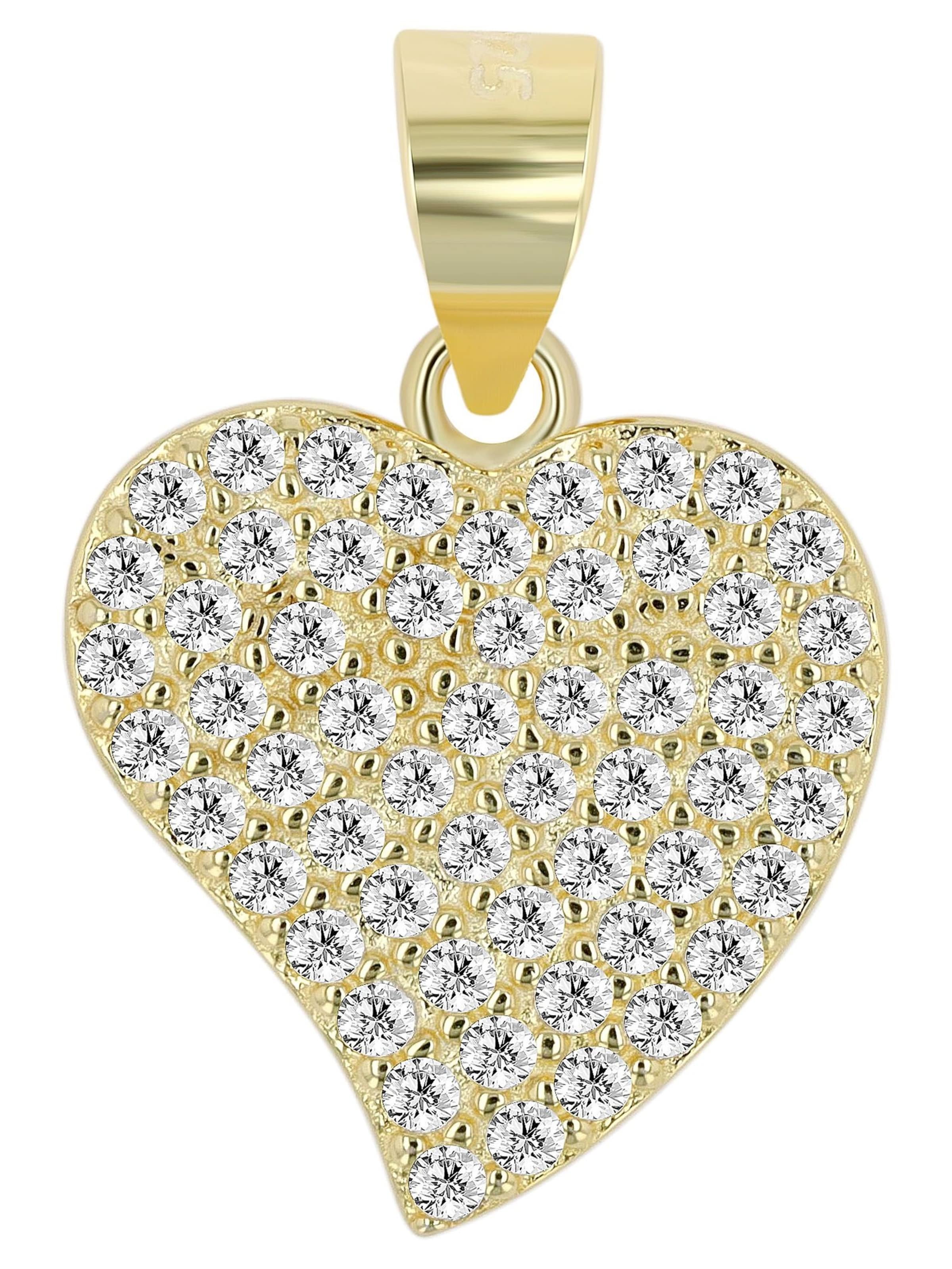 Akzent Pendant 'Moana, 925 Sterlingsilber, langlebig' in Gold: front
