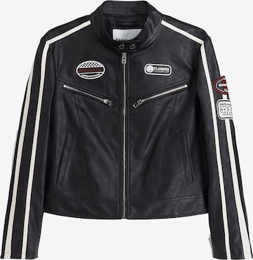 Bershka Between-season jacket in Black: front