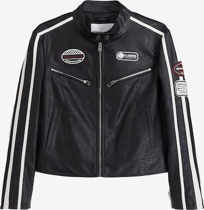 Bershka Between-season jacket in Dark red / Black / White, Item view