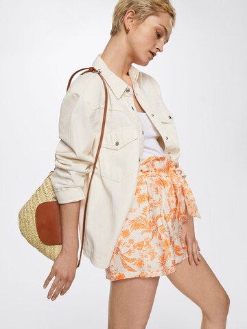 MANGO Regular Shorts 'ANA' in Orange: predná strana