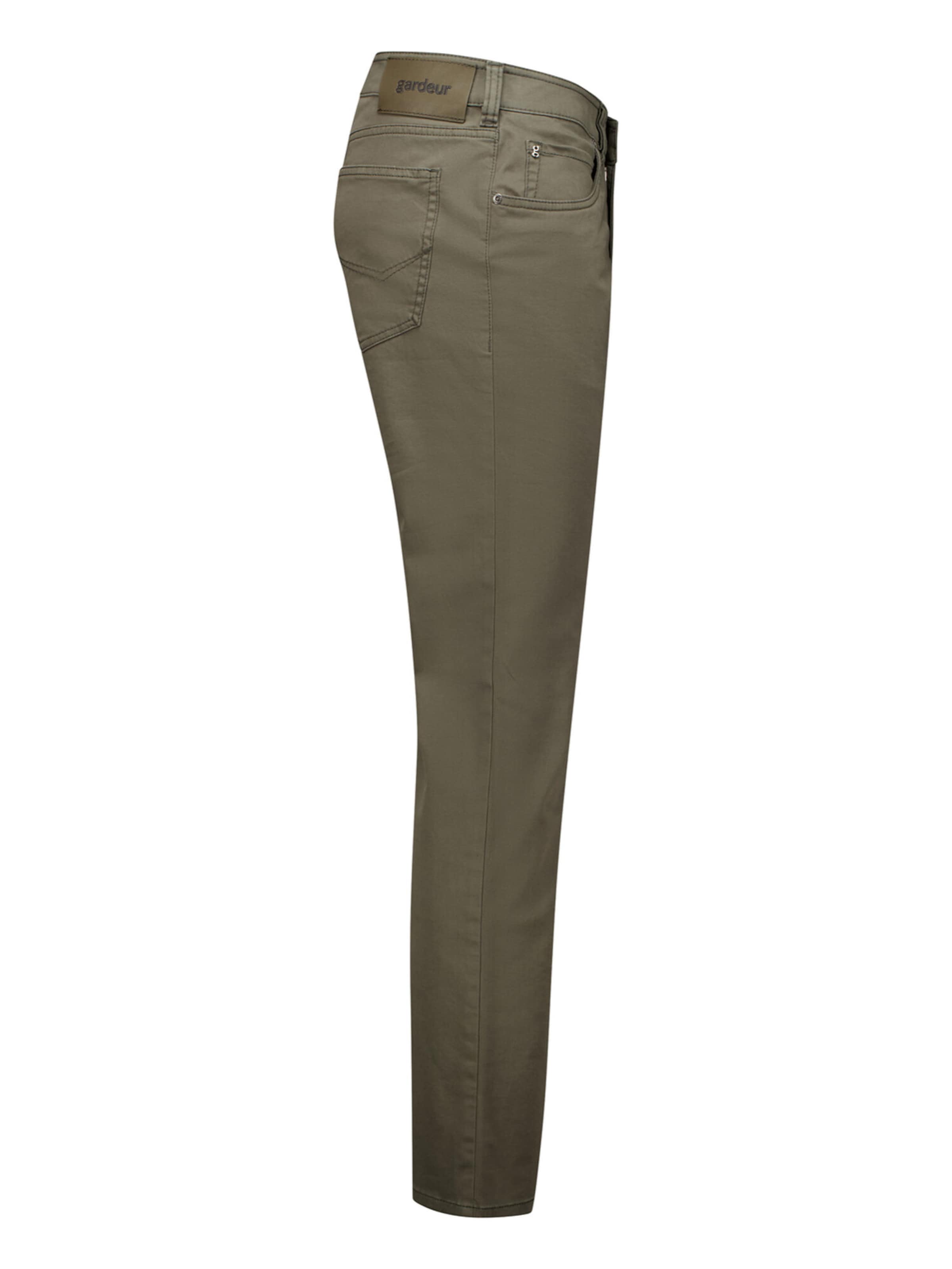 Gardeur Slim fit Trousers 'BILL' in Green