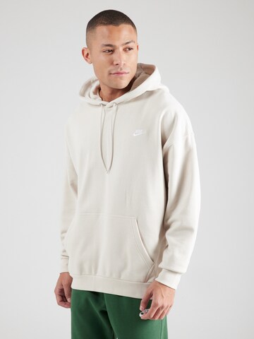 Felpa 'CLUB' di Nike Sportswear in marrone: frontale