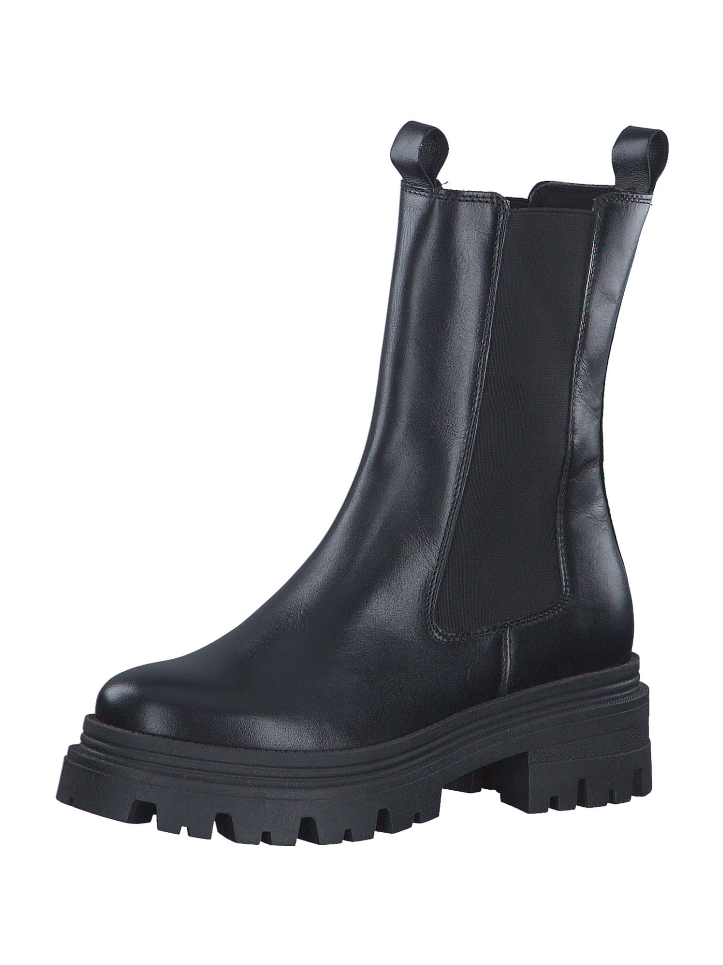 Tamaris Chelsea boty – černá: přední strana