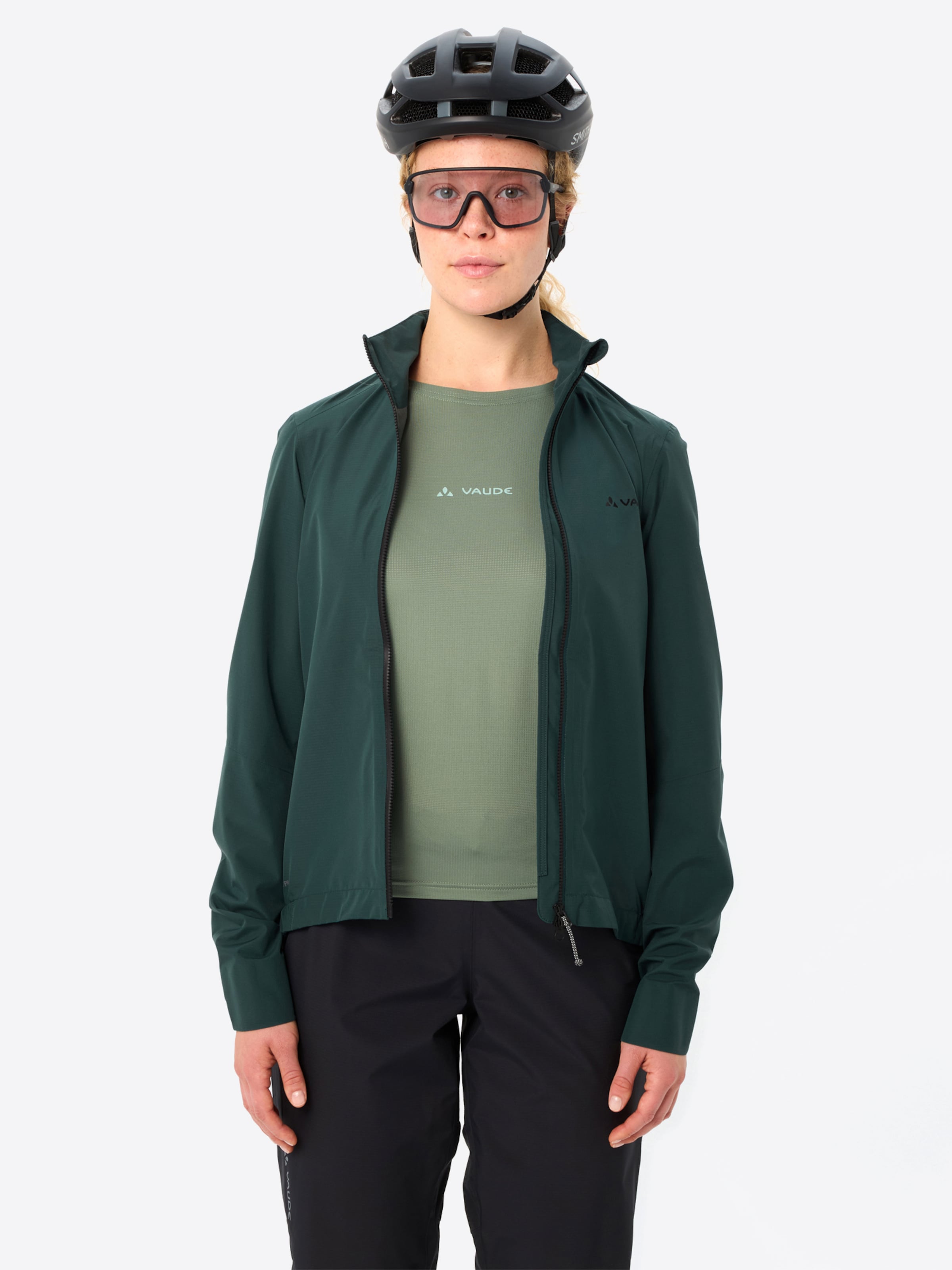 VAUDE Outdoorjacke 'Kuro' in Grün: Vorderseite