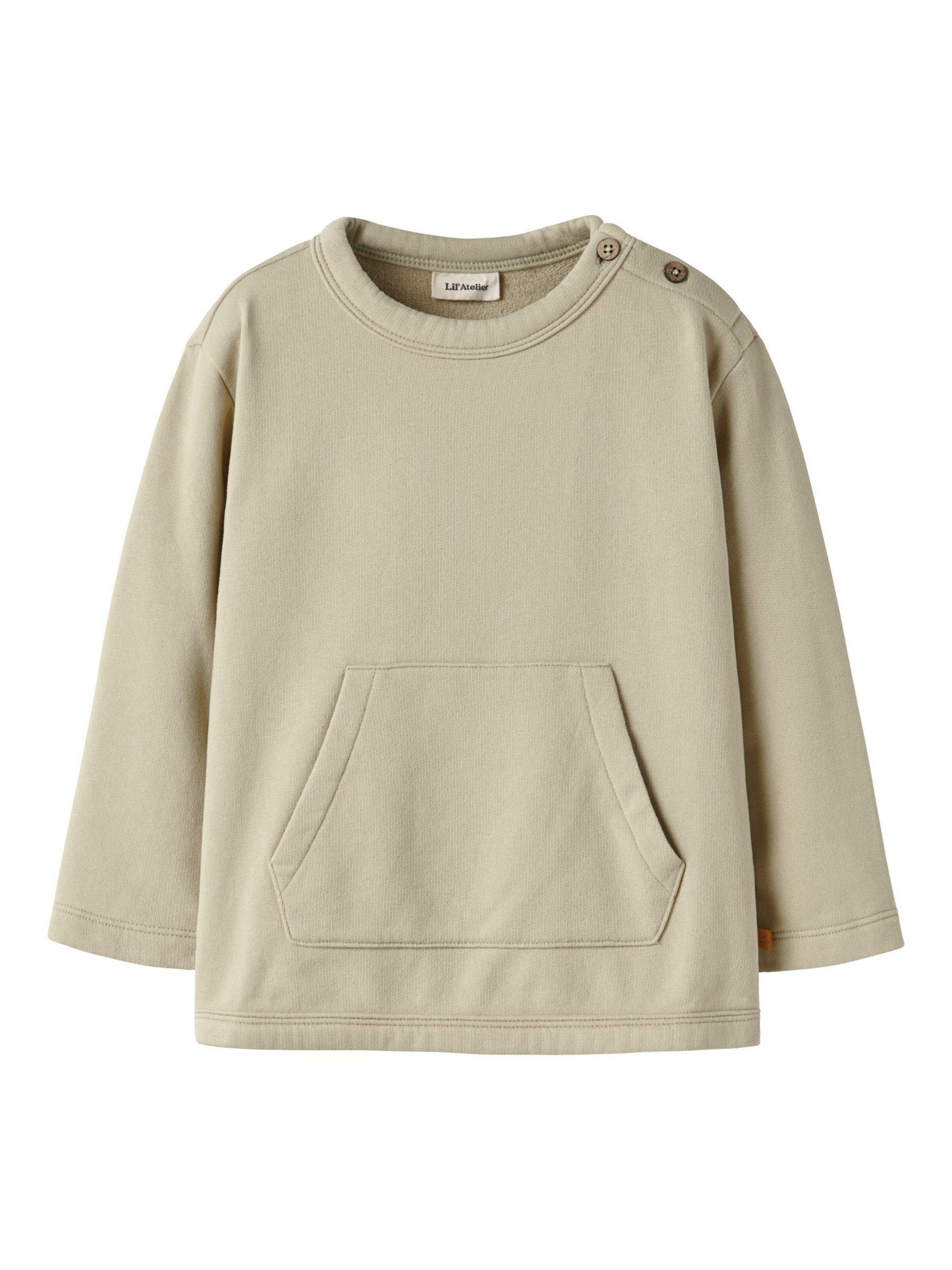 Lil'Atelier - Sudadera en verde: frente
