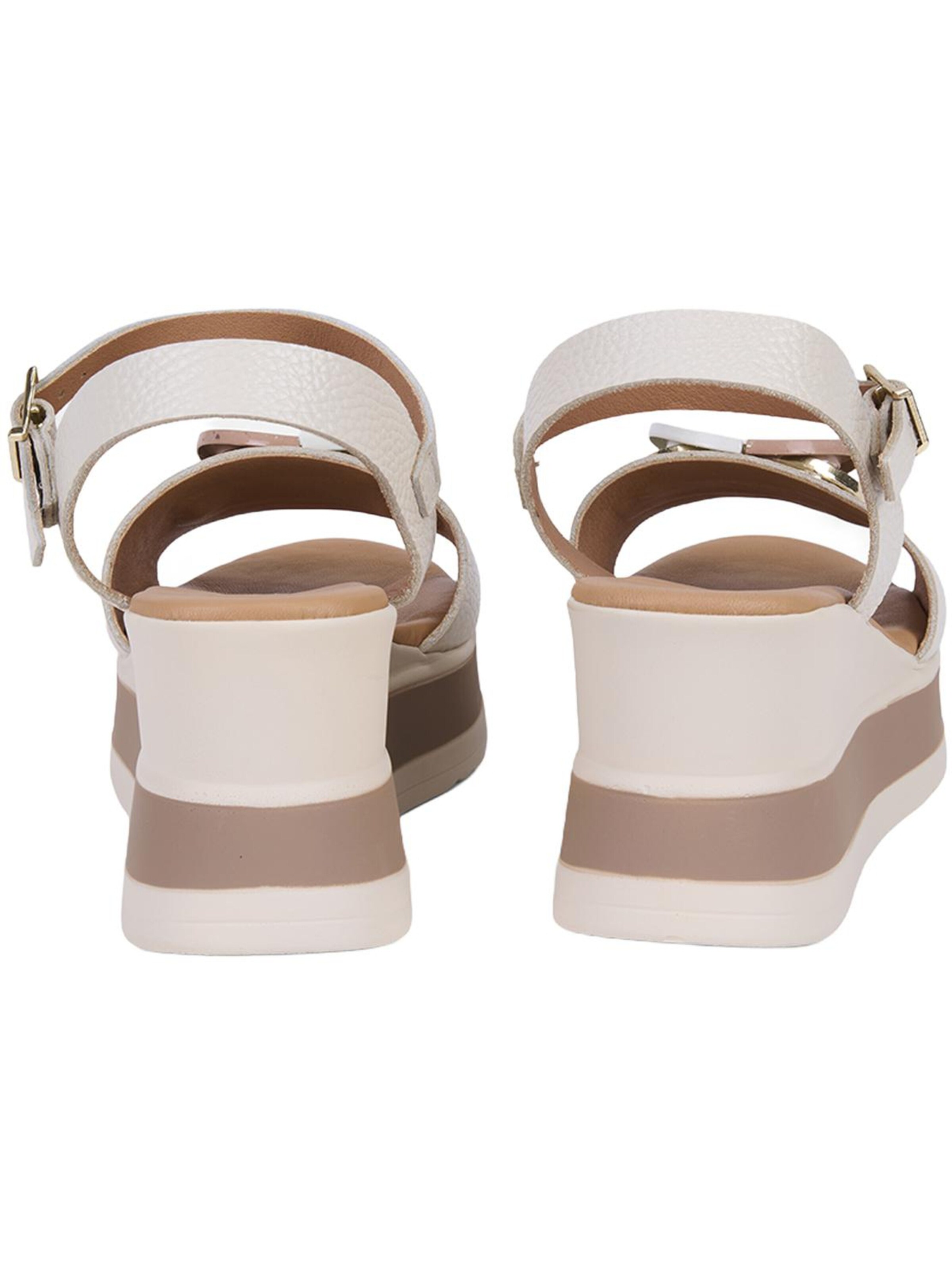 Desa T-bar sandals 'Keilsandalen' in Beige
