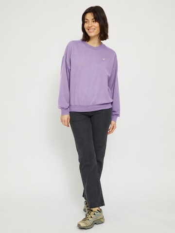 mazine Sweatshirt 'Kuna' in Lila