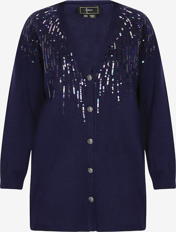 faina Neuletakki värissä sininen: etupuoli