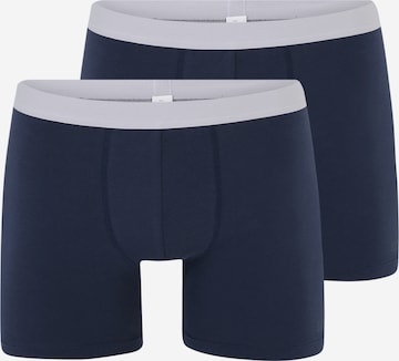 SLOGGI - Calzoncillo boxer 'GO ABC 2.0' en azul: frente