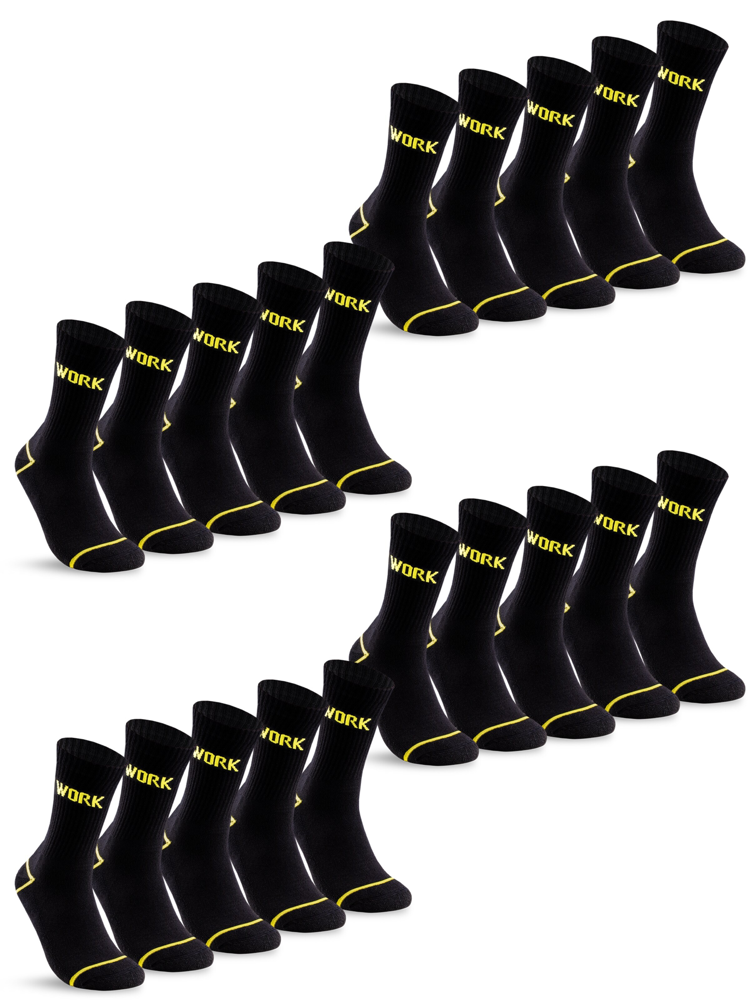 sockenkauf24 Socks 'WORK Socken' in Black