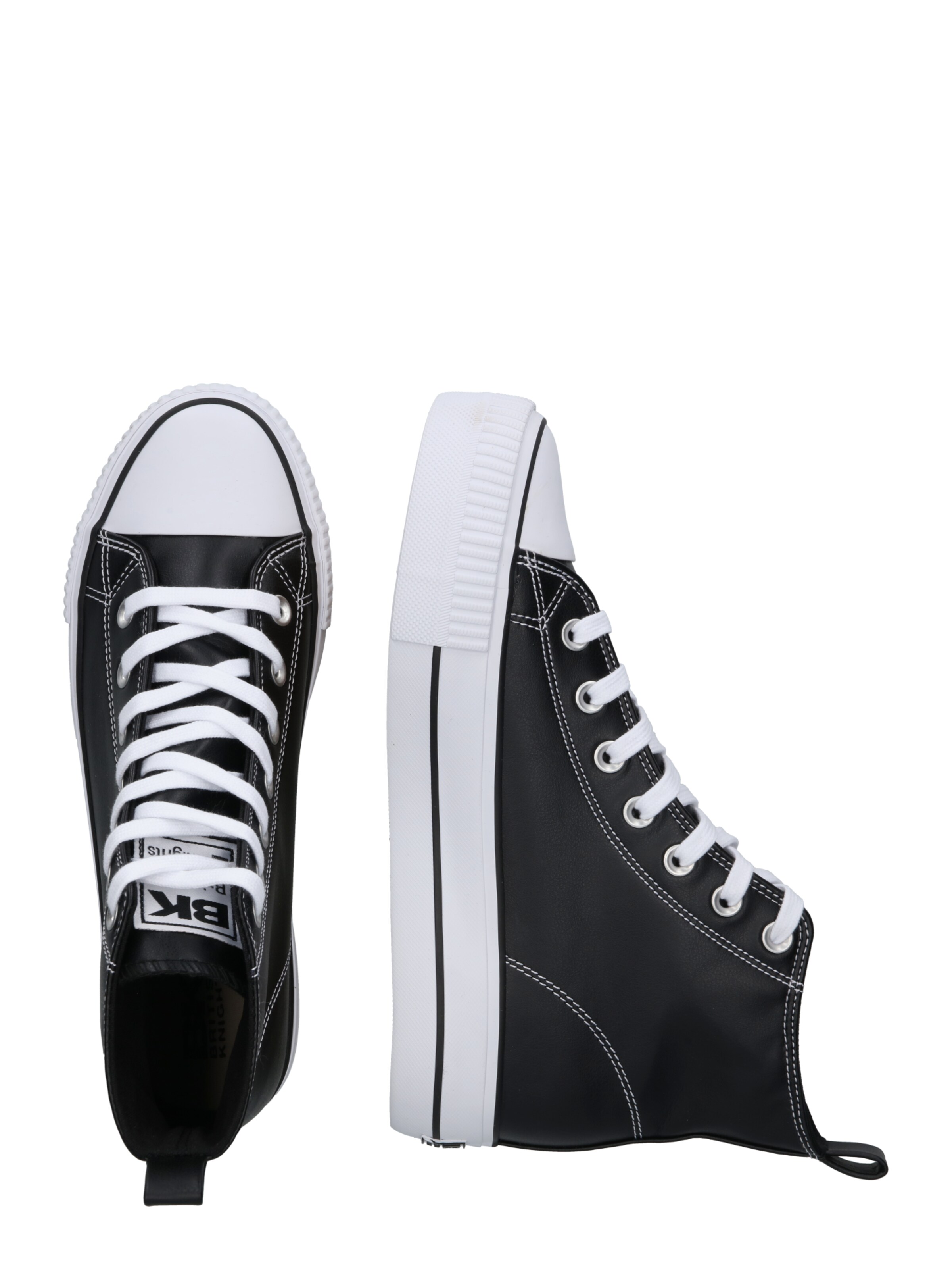 BRITISH KNIGHTS - Sapatilhas altas 'KAYA' em preto