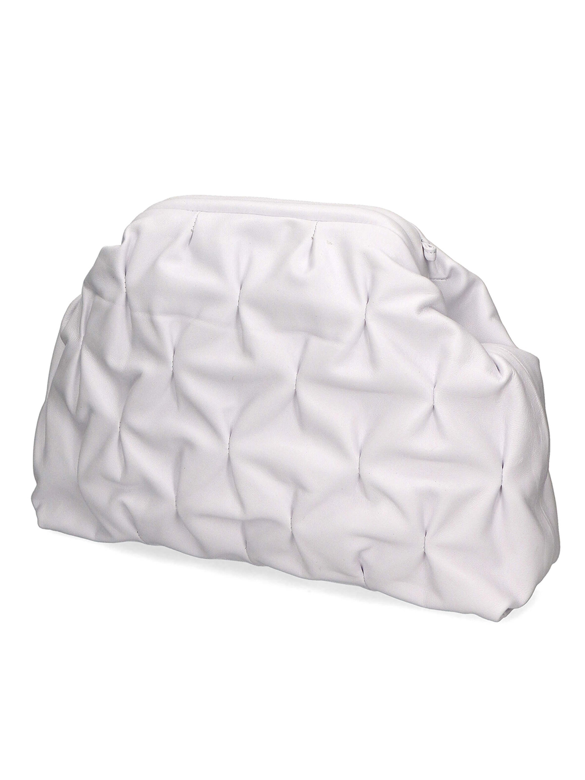 Pochette 'Pochette Verona in Pelle Sauvage - Tracolla Regolabile Made in Italy' di Gave Lux in bianco