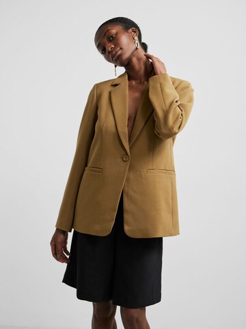 Y.A.S Blazer 'Crima' in Brown: front