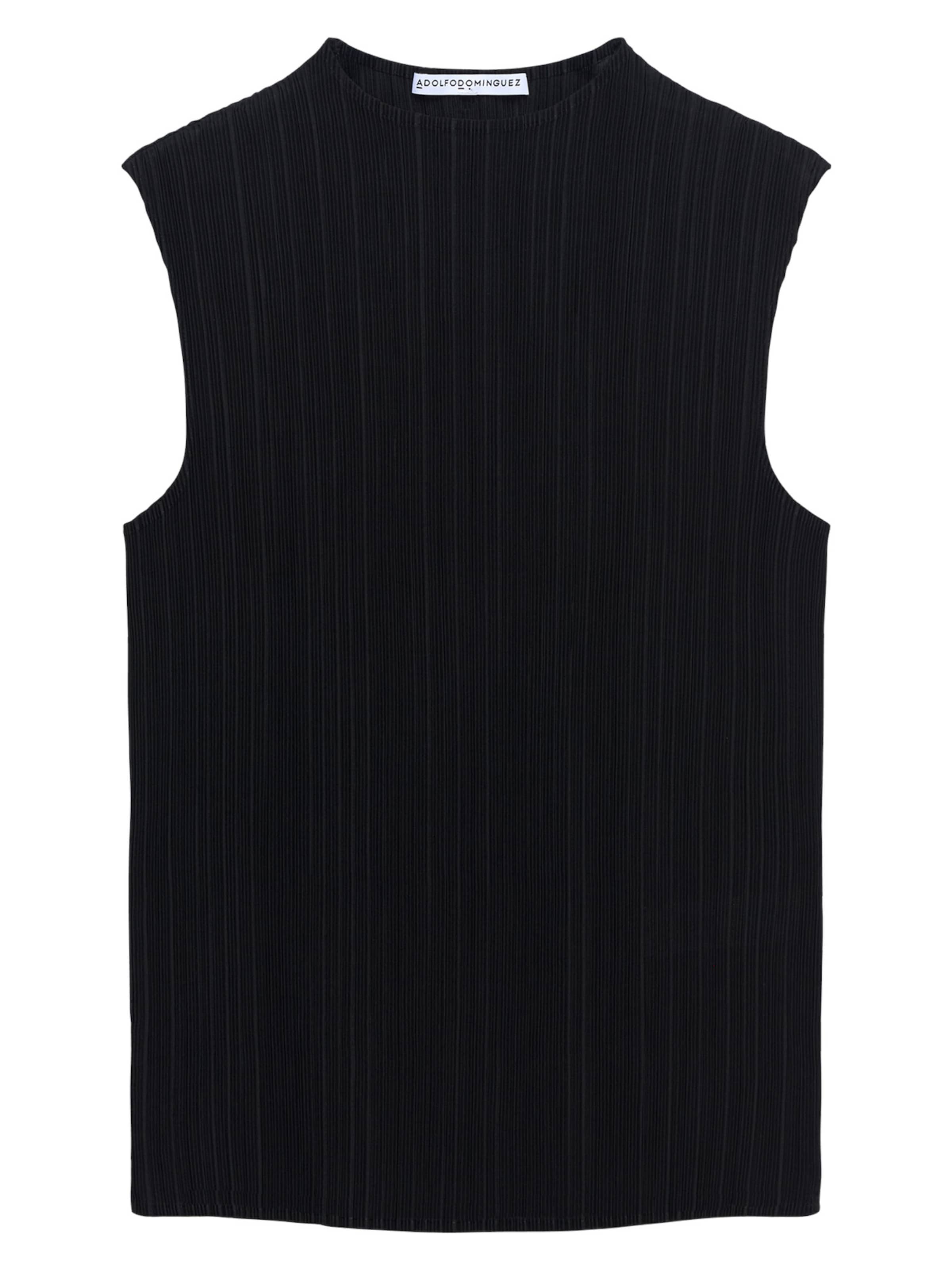 Haut Adolfo Dominguez en noir : devant