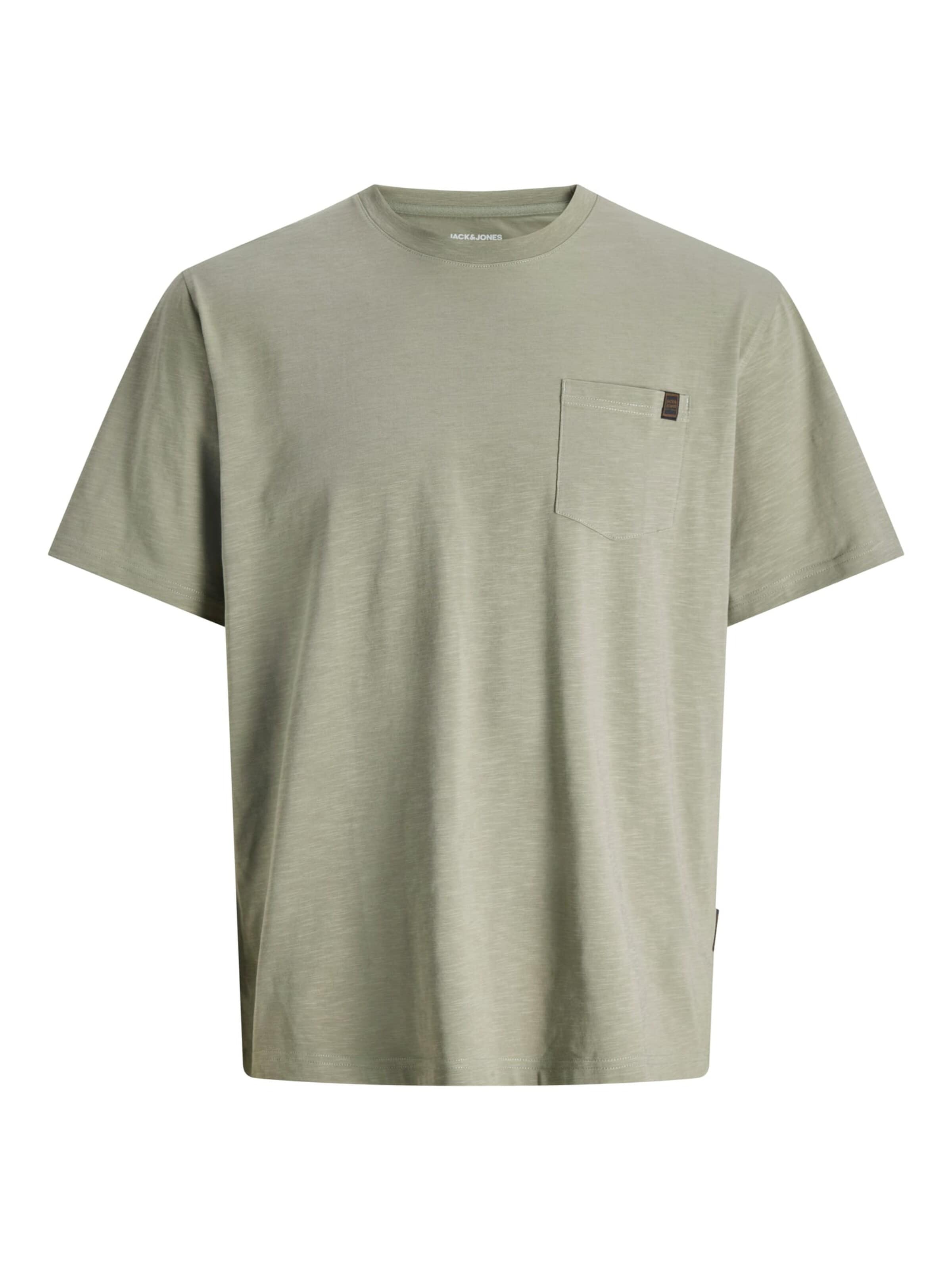 JACK & JONES T-shirt 'Dover' i XL i oliv, Produktvy