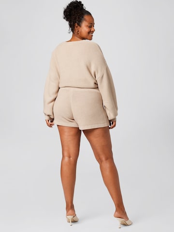 A LOT LESS Regular Shorts 'Elena' in Beige