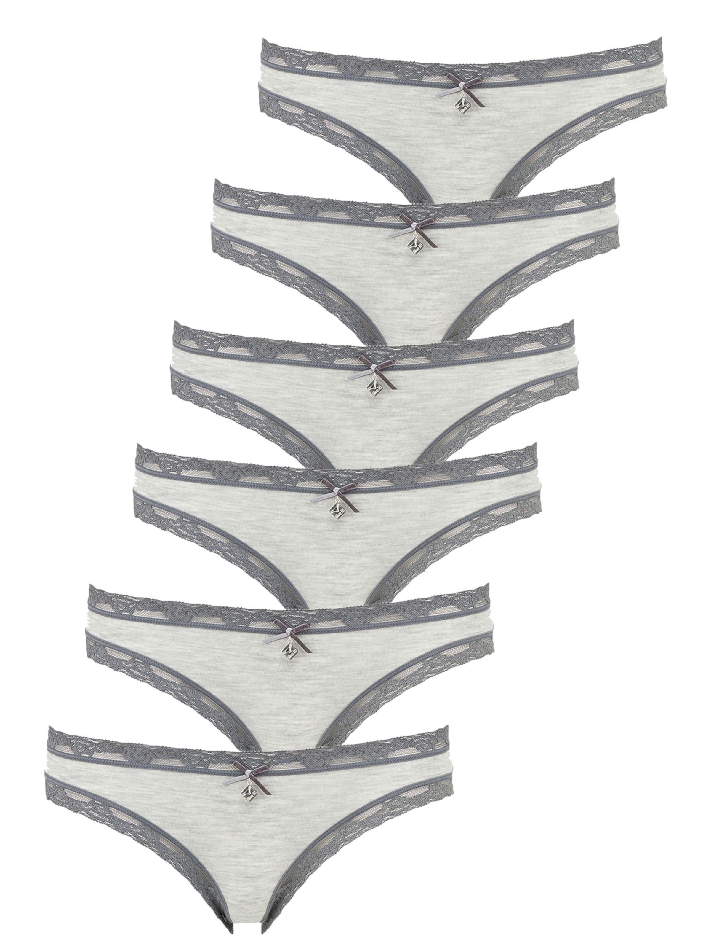 like it! Panty 'Kim' in Grey: front