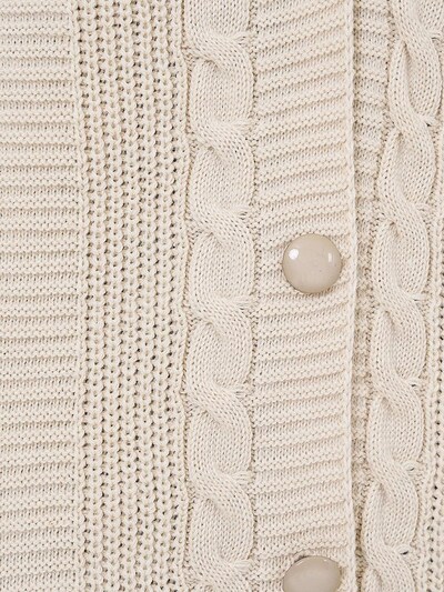 Bigdart Strickjacke in naturweiß, Produktansicht