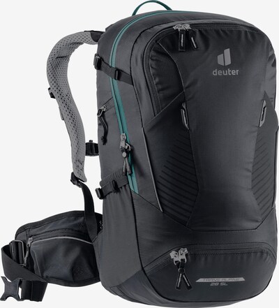 DEUTER Sports Backpack 'Trans Alpine' in Turquoise / Light grey / Neon green / Black, Item view