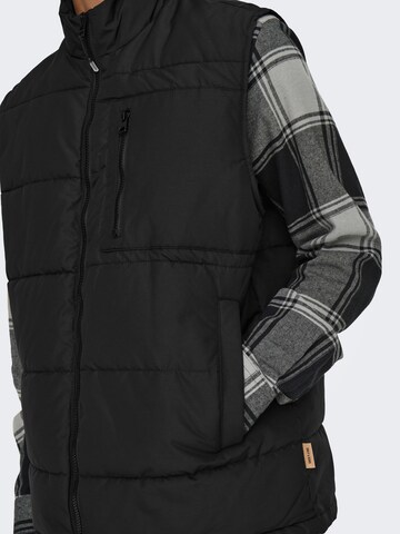 Gilet 'Jake' Only & Sons en noir