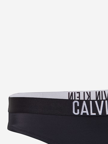 Calvin Klein Swimwear Dół bikini w kolorze czarny