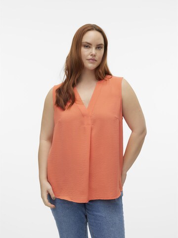 Vero Moda Curve Blouse 'ELVA' in Rood