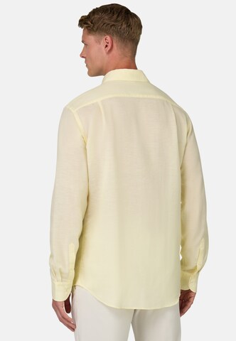 Boggi Milano Regular fit Button Up Shirt in Yellow