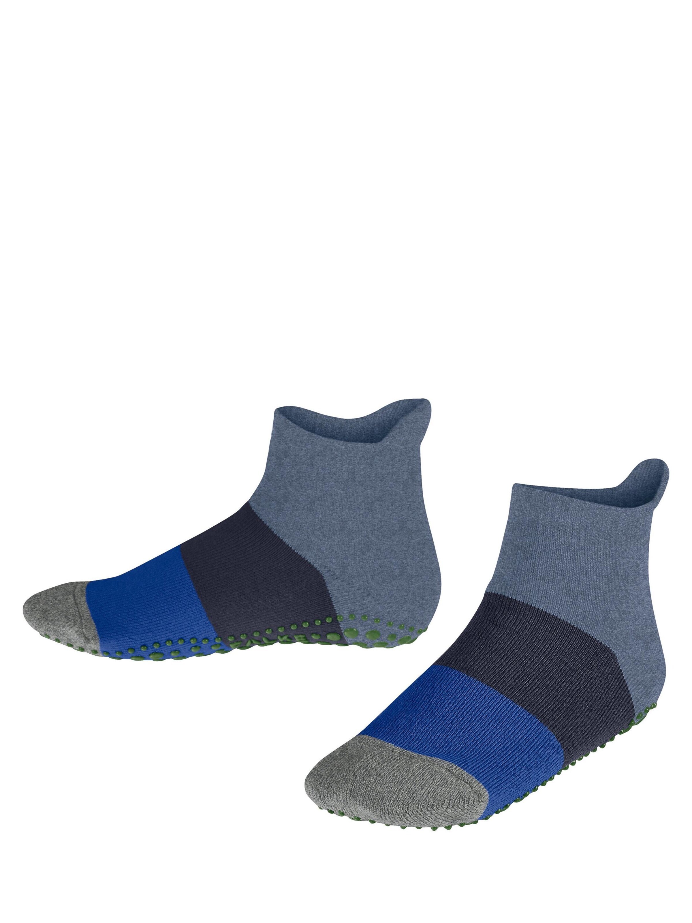 FALKE Socks 'Colour Block' in Blue: front