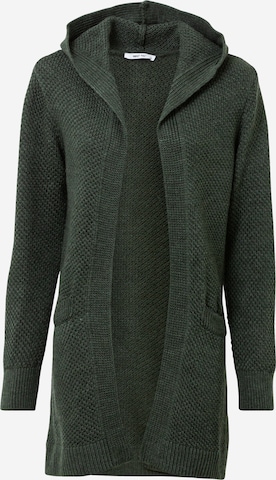 ABOUT YOU Knit Cardigan 'Elektra' in Green: front